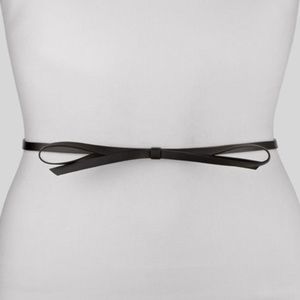 Jason Wu Lil Bow Leather Belt, Grey xs